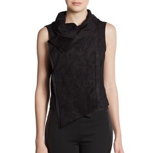 BCBG Faux Suede Vest
